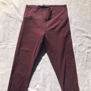 Maroon Lululemon Wunder Unders